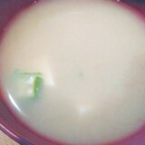おくらと豆腐の味噌汁☆